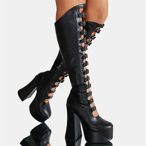 GaGa Gothic Boot- Black