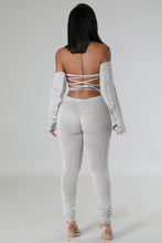 Being Patient Knitted Jumpsuit- Grey