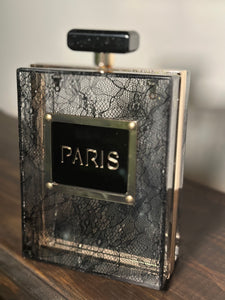 Paris Clutch Bag- Black