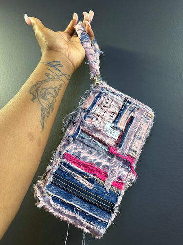 Denim Wistlet Clutch