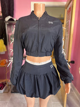 Cuffin’ Season Jacket & Skort Set- Black