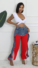 Nothing Better Denim Pants-Denim/Red