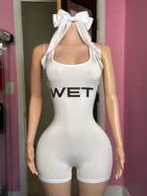 Graphic Wet Romper- White