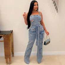 Lover of Brunch Denim Jumpsuit