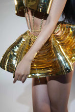 Radiant Reflection Statement Metallic Dress- Choose Color