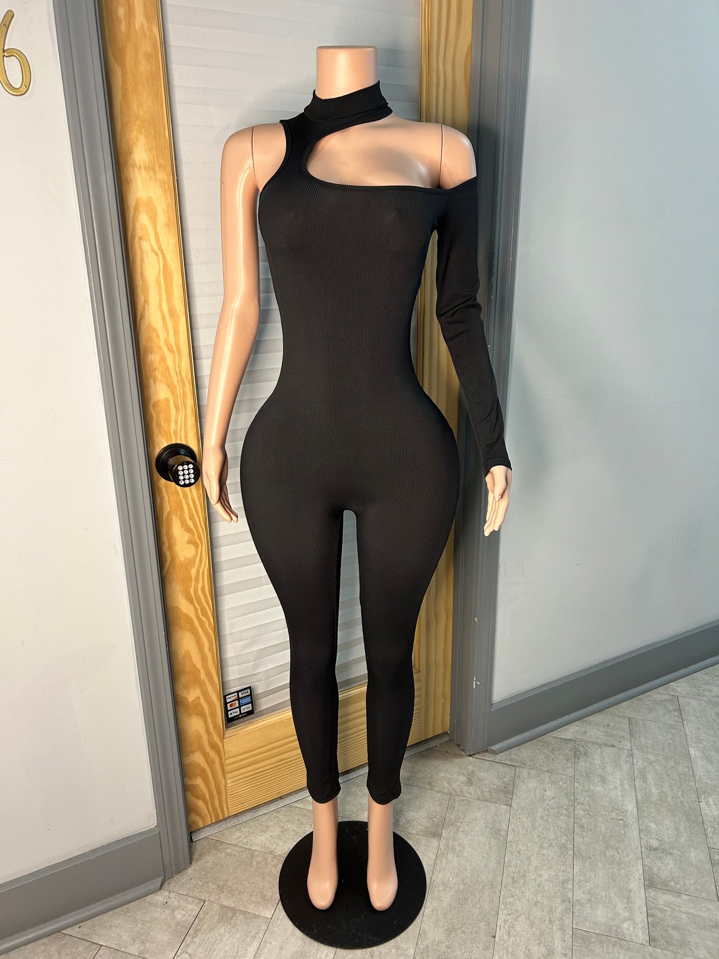 Feeling Myself Jumpsuit- Black