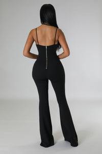 Let’s Do Brunch Jumpsuit- Black