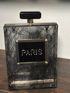 Paris Clutch Bag- Black