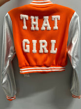 That Girl Varsity Jacket- Orange