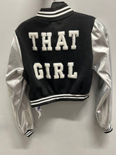 That Girl Varsity Jacket- Black