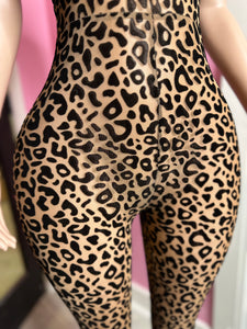 Sassy Leopard Sheer Print Bodysuit