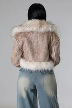 Wild Serenity Faux Fur Jacket- Ivory