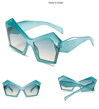 *Pre-Order* Butterfly Square Cat Eye Sunglasses-Various Colors