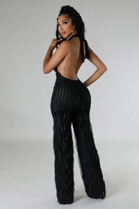 Vacation Babe Jumpsuit- Black