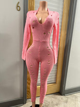 Girl On The Go Jumpsuit- Pink