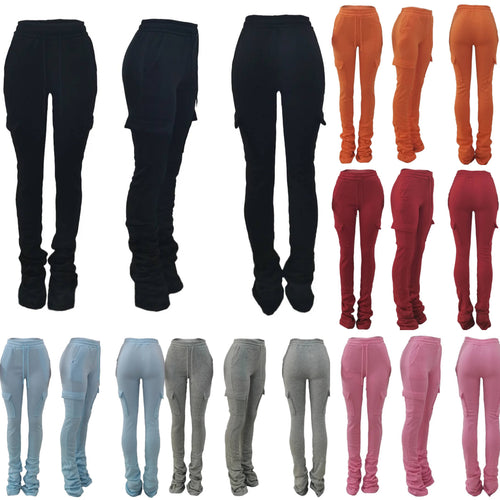 Stacked Jogger Pants- Various Colors