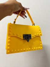 Studded Clutch- Yellow