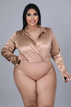 Satin Girl Pant Set-Light Mocha