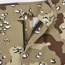 Camo Denim Mini Skirt- Khaki