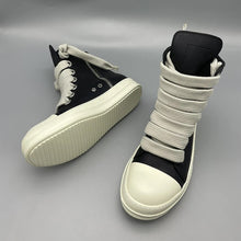 *Pre-Order* Ricky Leather Jumbo Shoelace Sneakers- Black