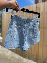 Keep It A Buck Denim Skort- Blue Denim