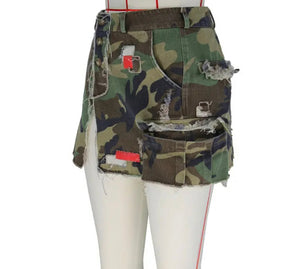 *Pre-Order* Camo Mini Skirt- Camo