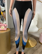 Colorblock legging- Black