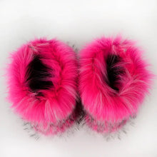 Wynter Fluffy Faux Fur Boots- Rose Pink